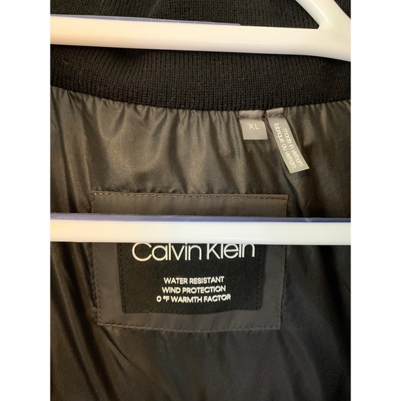 NWT Men’s Calvin Klein Puffer Jacket Size XL, Black Retail $225 - Picture 4 of 8